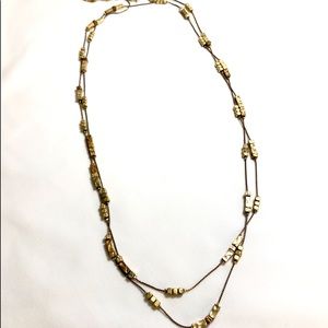 Chico’s Gold toned chain necklace